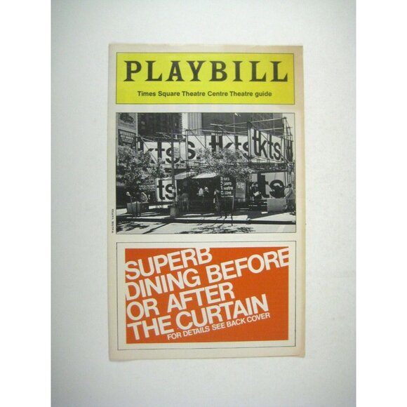 Playbill Times Square Ticket Centre Theatre Guide Dining Map Broadway New York - Picture 1 of 4